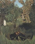 Henri Rousseau Joyous Jokesters Sweden oil painting artist
